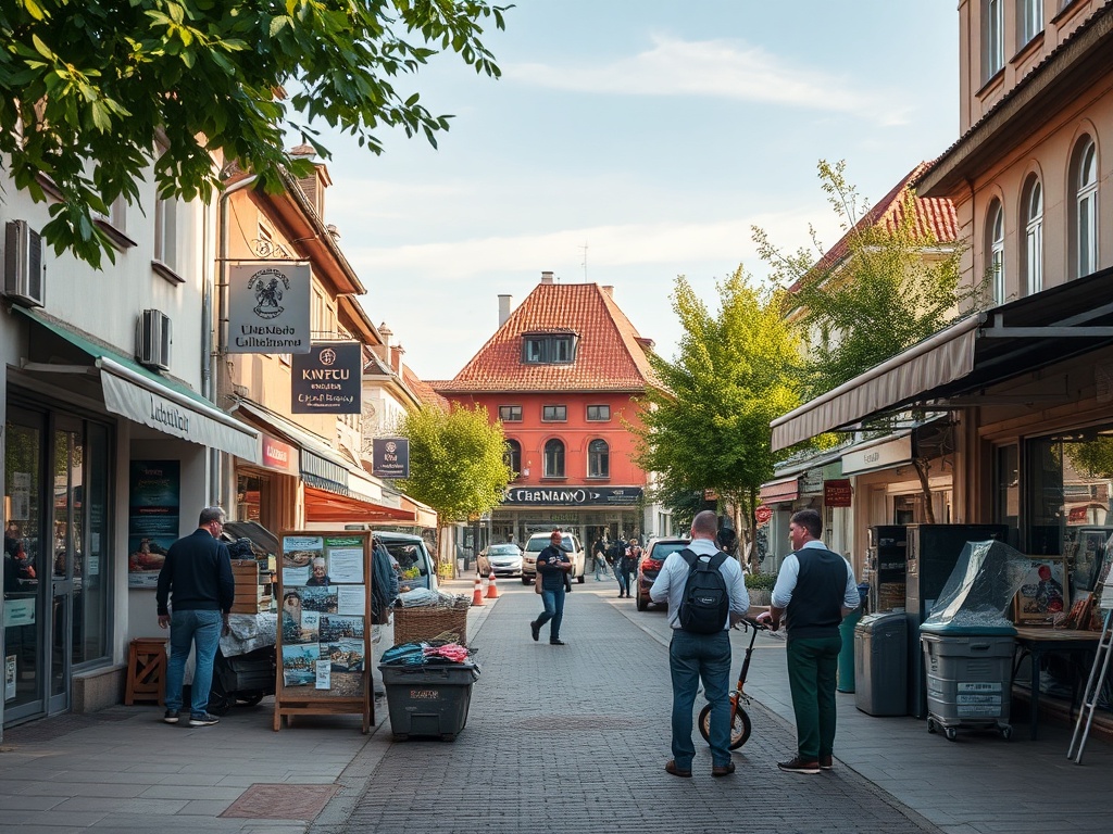 Ilustracja przedstawiająca planowane przedłużenie trasy trolejbusowej w Lubartowie z ulicy Chodźki na osiedle Choiny.