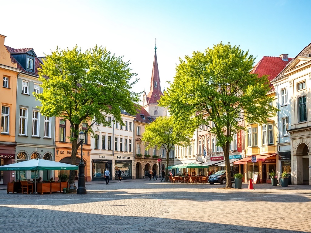 Ilustracja symbolizująca połączenie narodzin i pożegnania w Lubartowie